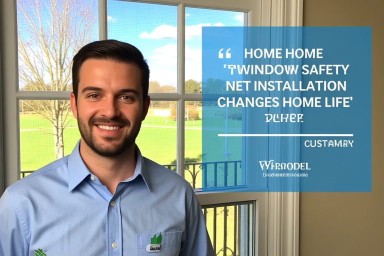 NexRemodel Customer Testimonial: Home Window Safety Net Installation Changes Home Life