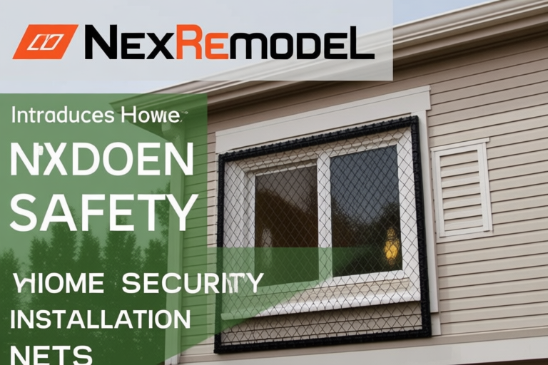 NexRemodel introduces innovative home window safety nets to improve home security and installation efficiency.